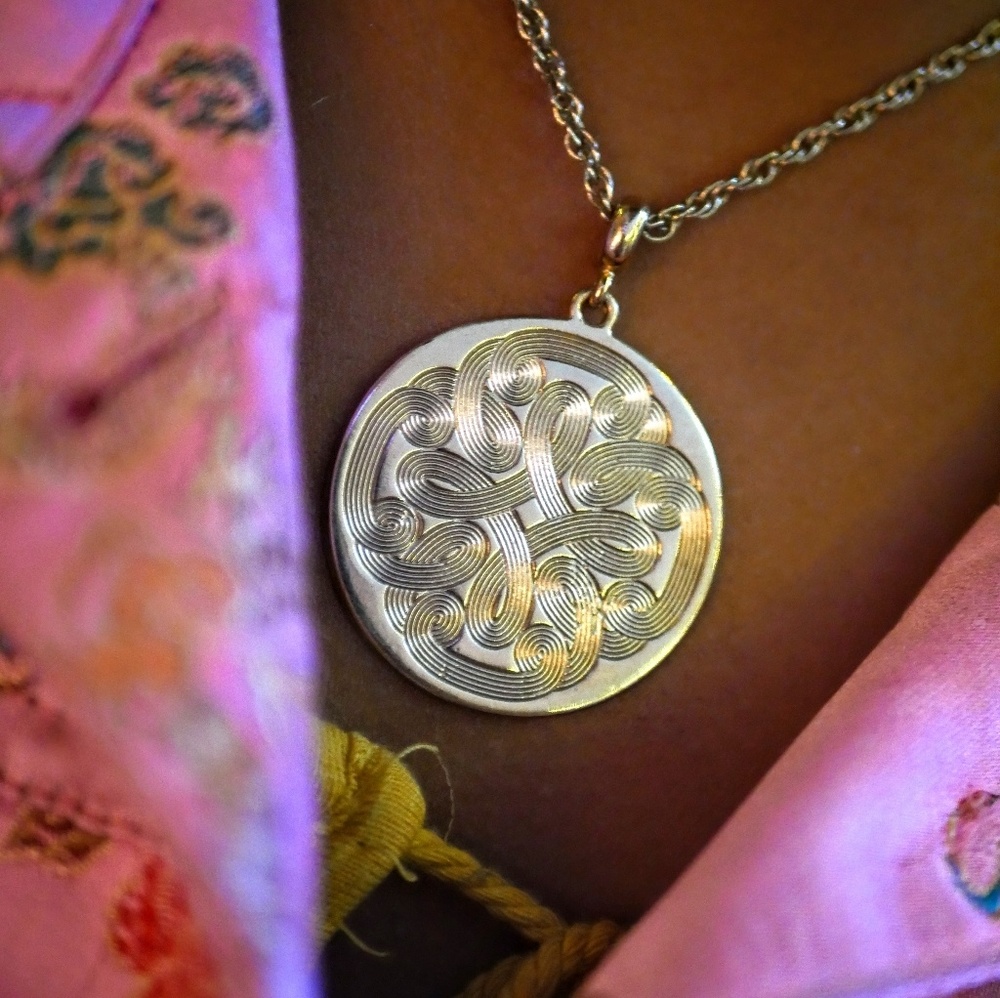 Oriental Maze Chain Necklace